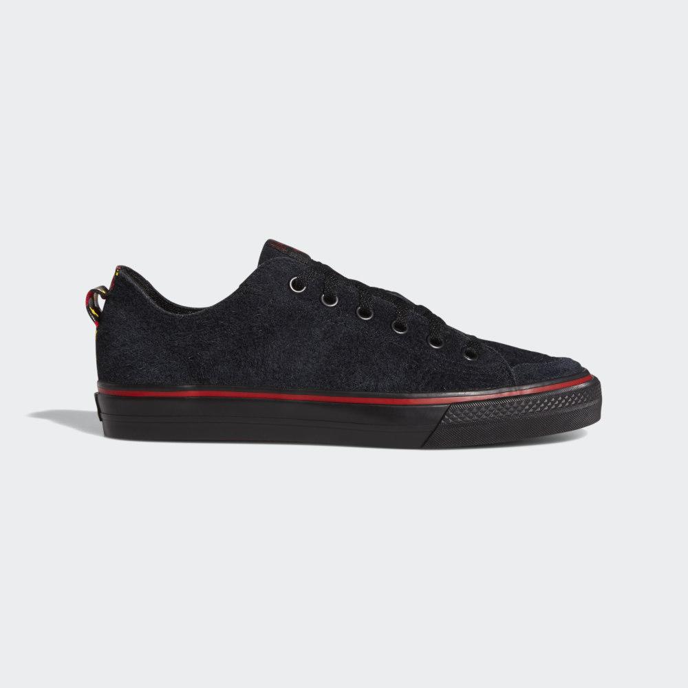 Adidasi Skate Adidas Nizza RF Barbati Romania - Negrii/Rosii Inchis/Albi EF1033